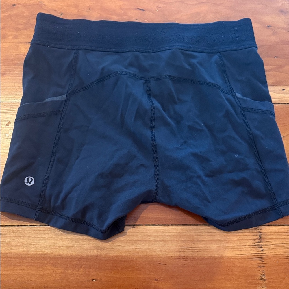 Lululemon Black Athletic Shorts size 4